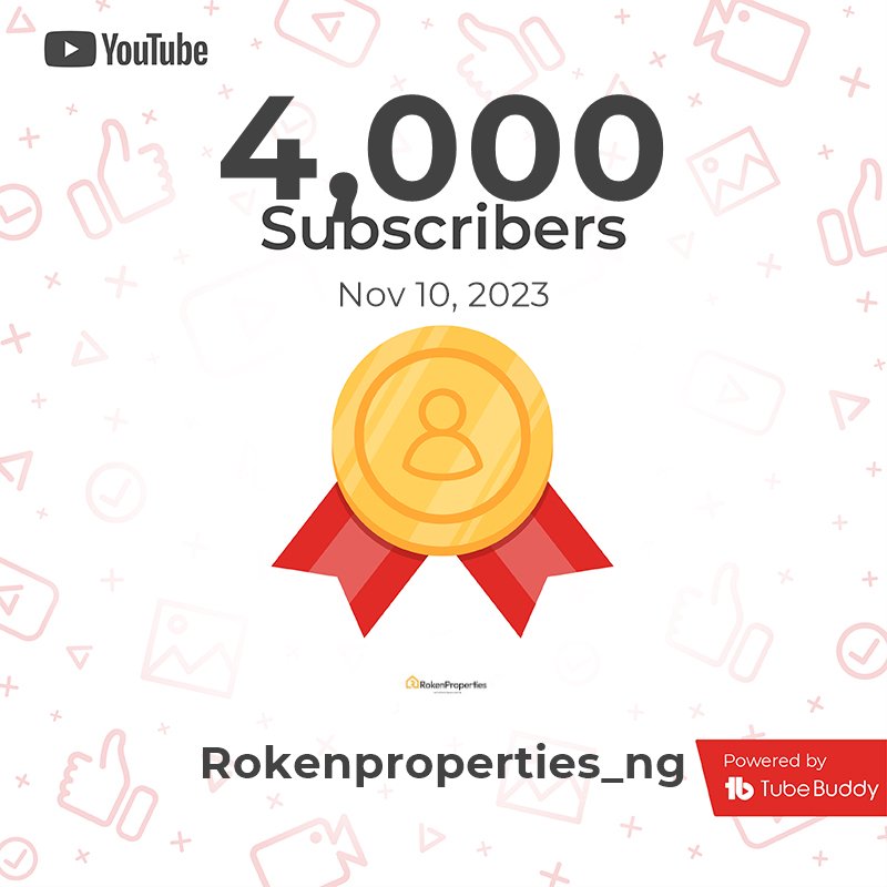 Rokenproperties's tweet photo. My YouTube channel crossed 4k subs! #4kcreator @YouTube https://t.co/lLDHQ8Lnaq
