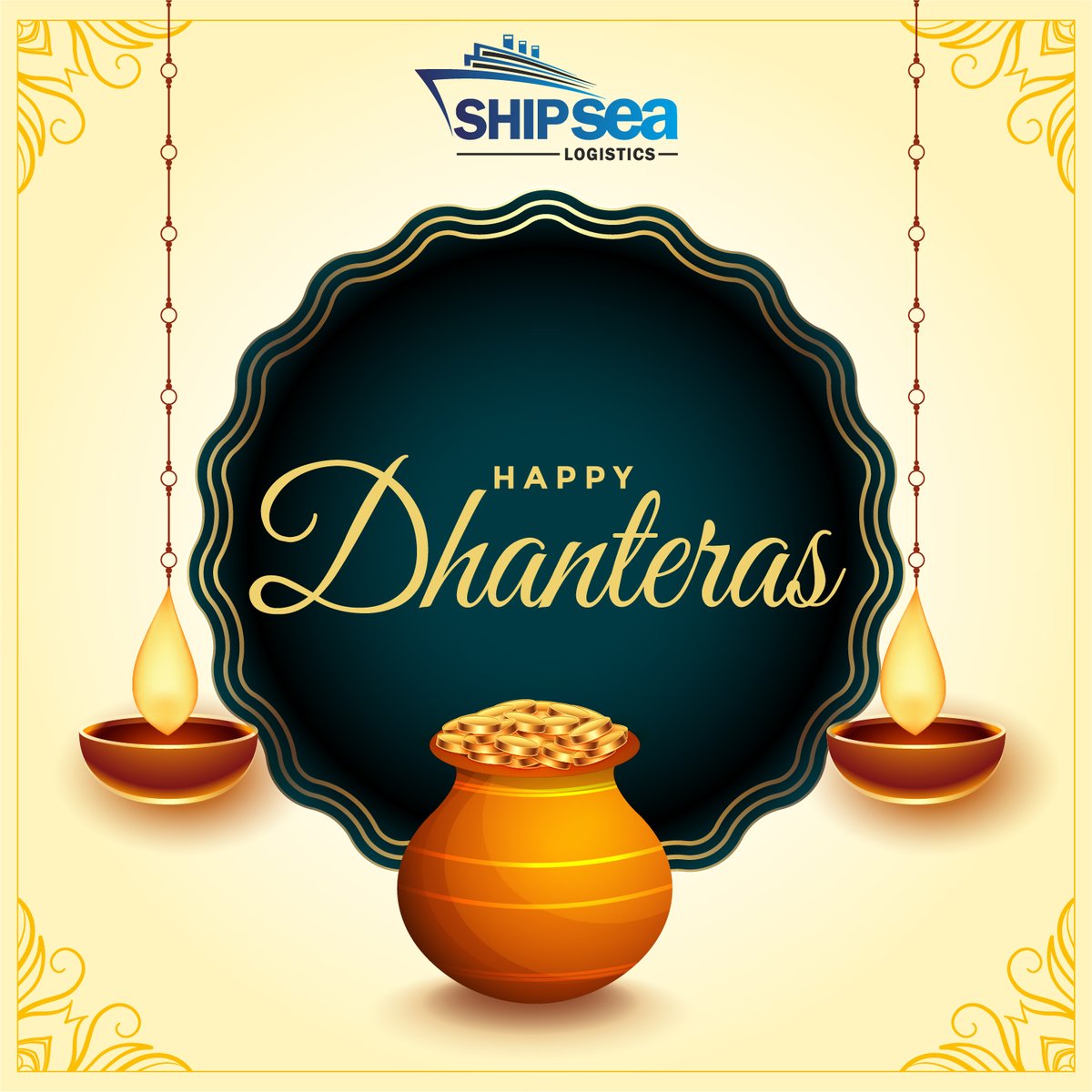 Shipsealogistic's tweet photo. Happy Dhanteras
May this Dhanteras brings you to a future full of prosperity and positivity.
#dhanteras2023 #happydussehra #festival #festiveseason #festivevibes https://t.co/RNBM01WT8X