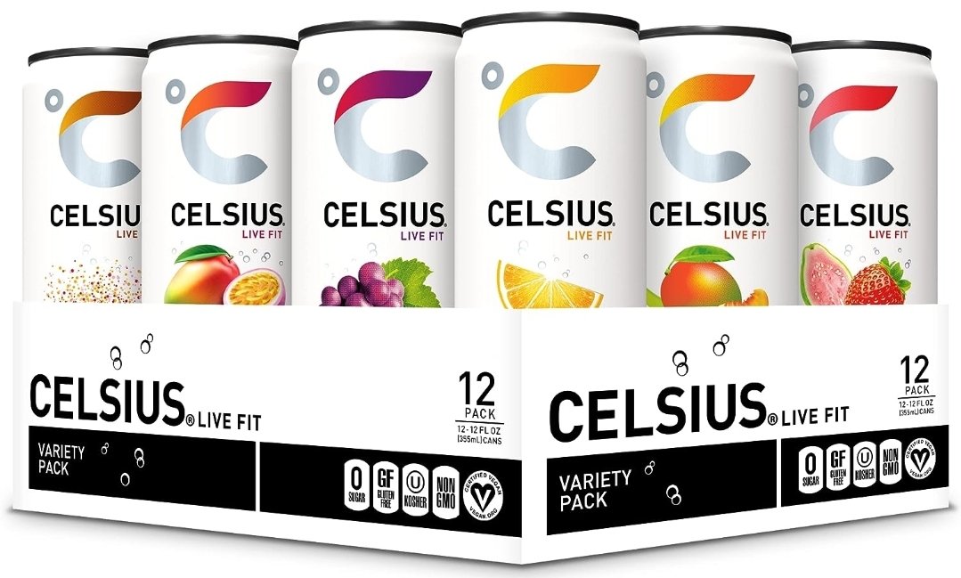 Celsius variety pack for only $18 for a 12 pack 

amzn.to/49sk0mS