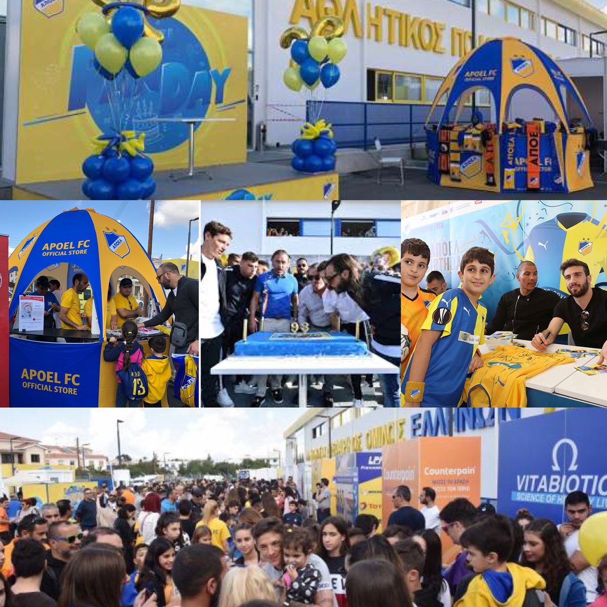 velis_cy's tweet image. Υπό άλλες συνθήκες την Κυριακή το ΑΠΟΕΛ θα έπρεπε να γιόρταζε τα 97 γενέθλια του με τον κόσμο του #fanday 
Αλλά όπως φαίνεται το οικονομικό και ο κορεσμός μ´αυτή  την διοίκηση στάθηκαν εμπόδιο.