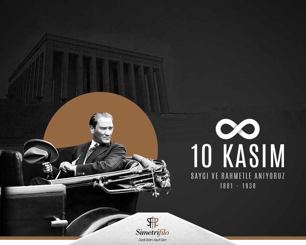 SimetriFilo's tweet image. Saygı ve rahmetle anıyoruz. #10kasım #atatürk #10kasım1938 #mustafakemalatatürk #simetrifilo #filokiralama #filoaraçkiralama