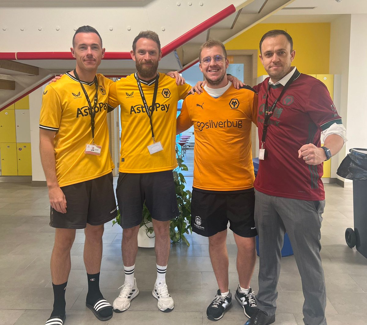 Four Wolves Fans in One School 🐺 #DubaiFitnessChallenge #SportsClothingDay #Dubai30x30 #DreamTeam