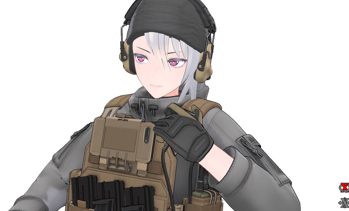 【モデル配布】ヴェルヤ・レナート【MMD】
ミリタリー成分強めのオリジナルキャラクターモデルを公開しました。小物が多いモデルなので装備品の有無で2モデルに分かれています。なお、例に漏れず18歳未満の方はDL出来ません。