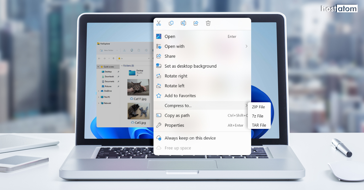 hostatomdotcom's tweet image. Windows 11 เพิ่มการสร้างไฟล์ 7-zip และ TAR โดยไม่ต้องใช้แอปของบุคคลที่สาม
hostatom.com/content/57889/

-----------------------------------------------------
📞 0-2107-3466
💙 Facebook: facebook.com/hostatomdotcom
❤️ YouTube: youtube.com/user/hostatom
💚 Line: @hostatom