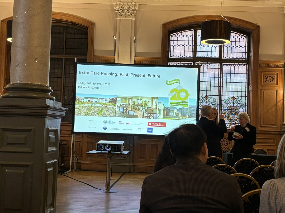 franburrows's tweet image. At the @HousingLIN extra care conference for the day. All set to think about future growth and how to provide the right homes for older people