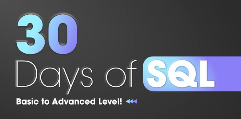 vaibhavk1874's tweet image. I started #30daysofSQL today.
Day 1 of SQL
Topics Covered:
_ Overview of SQL
_ History of SQL
_ Basic Commands in SQL
_ Advantage of SQL
_ SQL vs NOSQL difference
📌What is SQL?
Sql is a standard database Language used to access and manipulate data in databases.