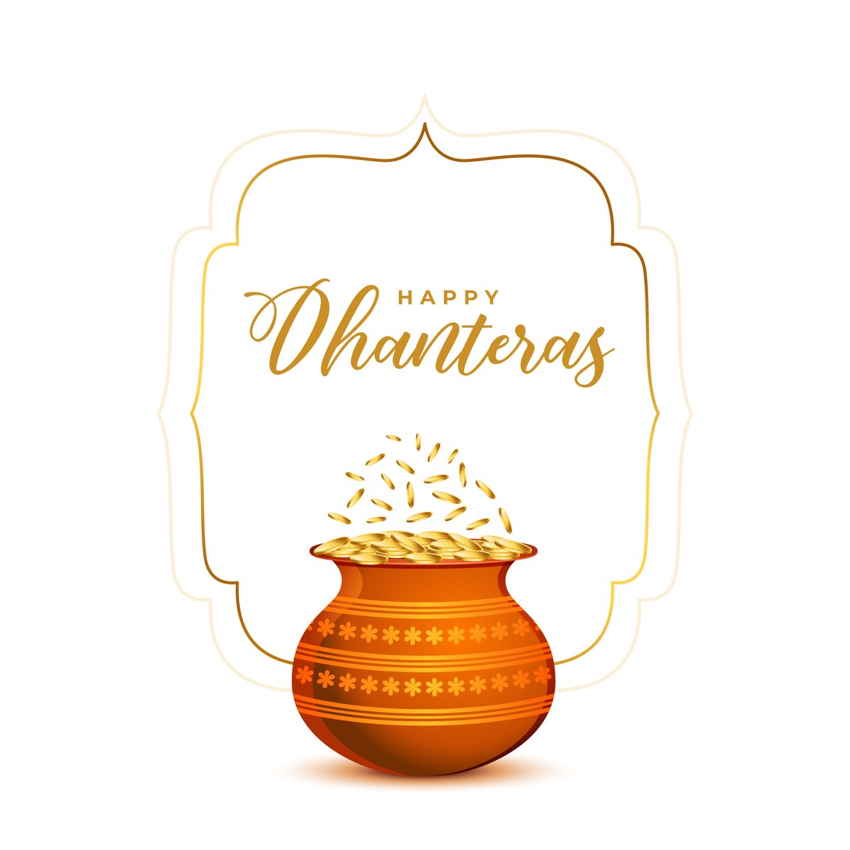 On this auspicious day, may your wealth multiply, and your troubles disappear. Happy Dhanteras!

#happydhanteras #codeholic