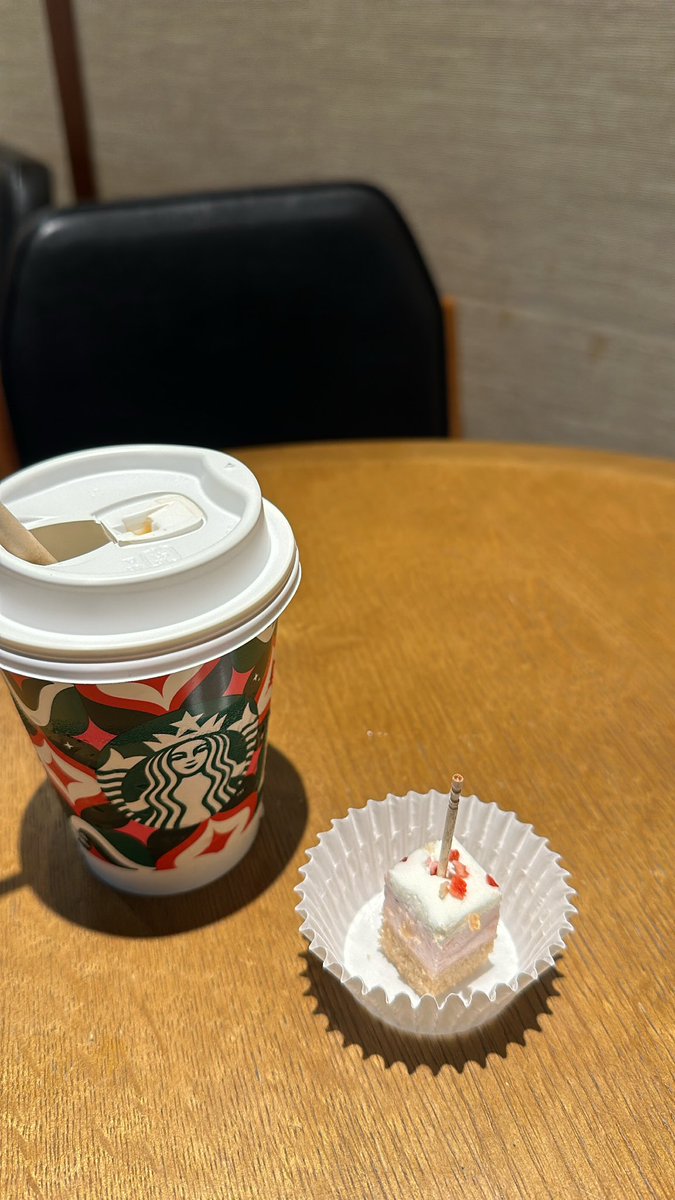 この季節のスタバはカップが冬って感じでいいよね

中身はアイスなんだけどね😅