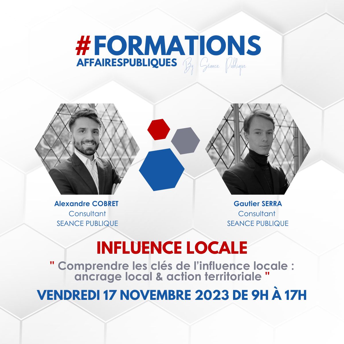 [FORMATION – NOVEMBRE] 📚 
Dernière semaine pour vous inscrire à notre formation de novembre « Comprendre les Clés de l’influence locale » !

Je m’inscris ➡️  buff.ly/3QwCjPc

#formation #formationpro #affairespubliques #ancragelocal #inscription