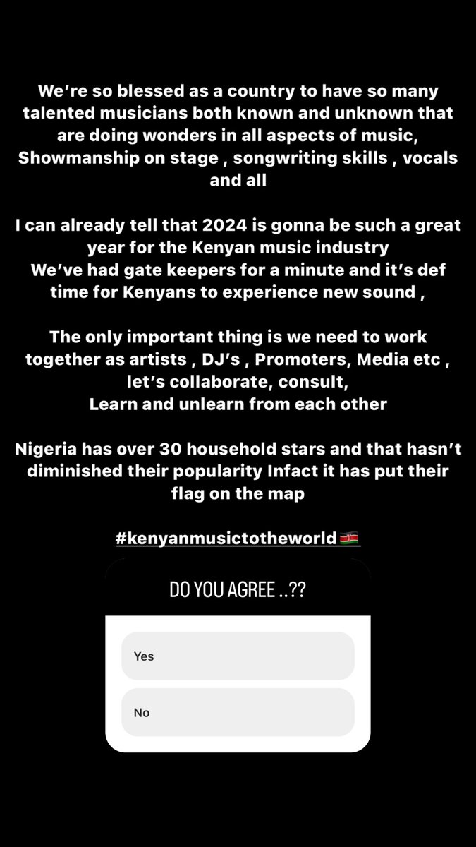 What are your thoughts !
#kenyanmusic