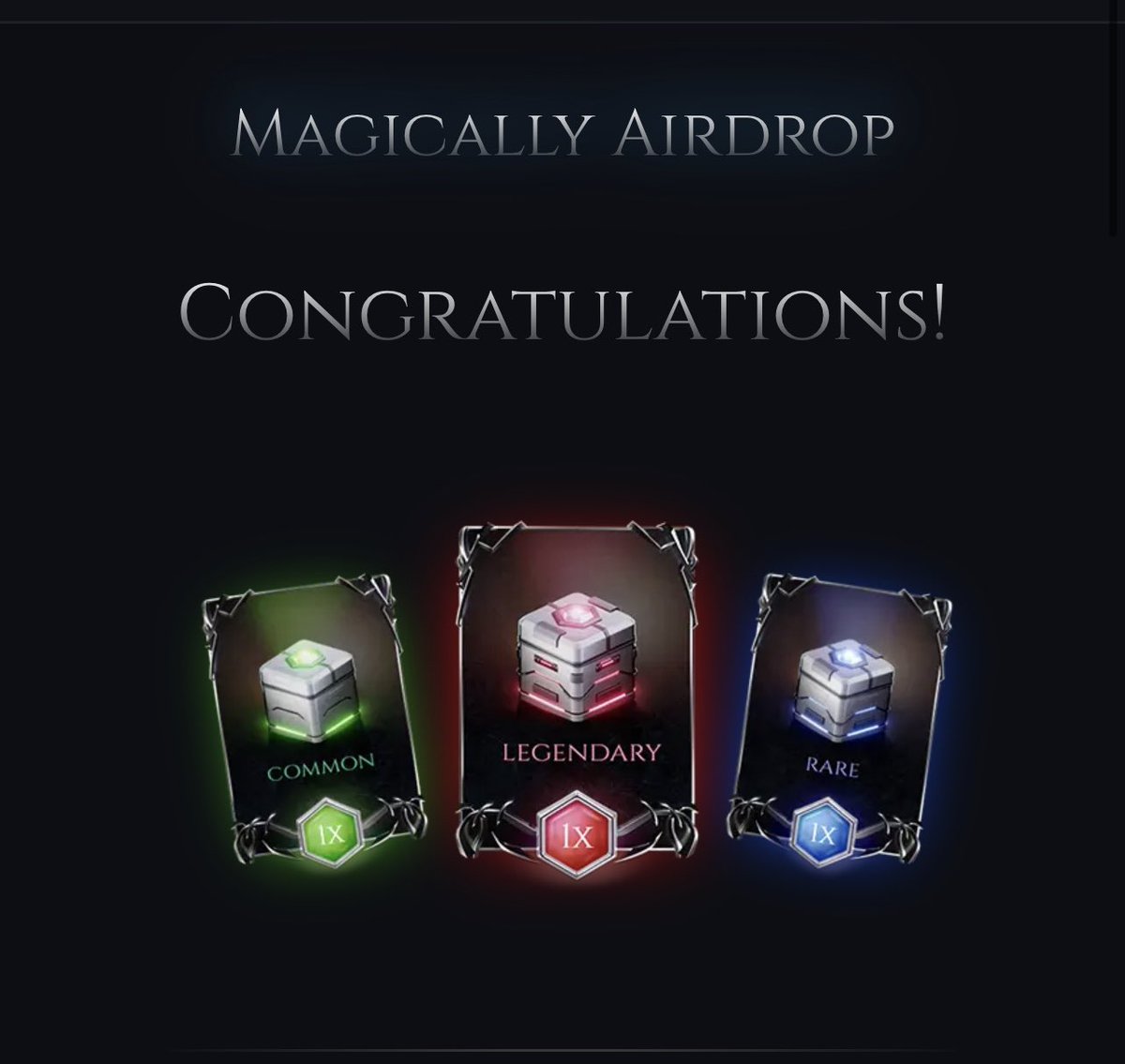 krismanwell's tweet image. How did you do?

#magically #magicallyairdrop