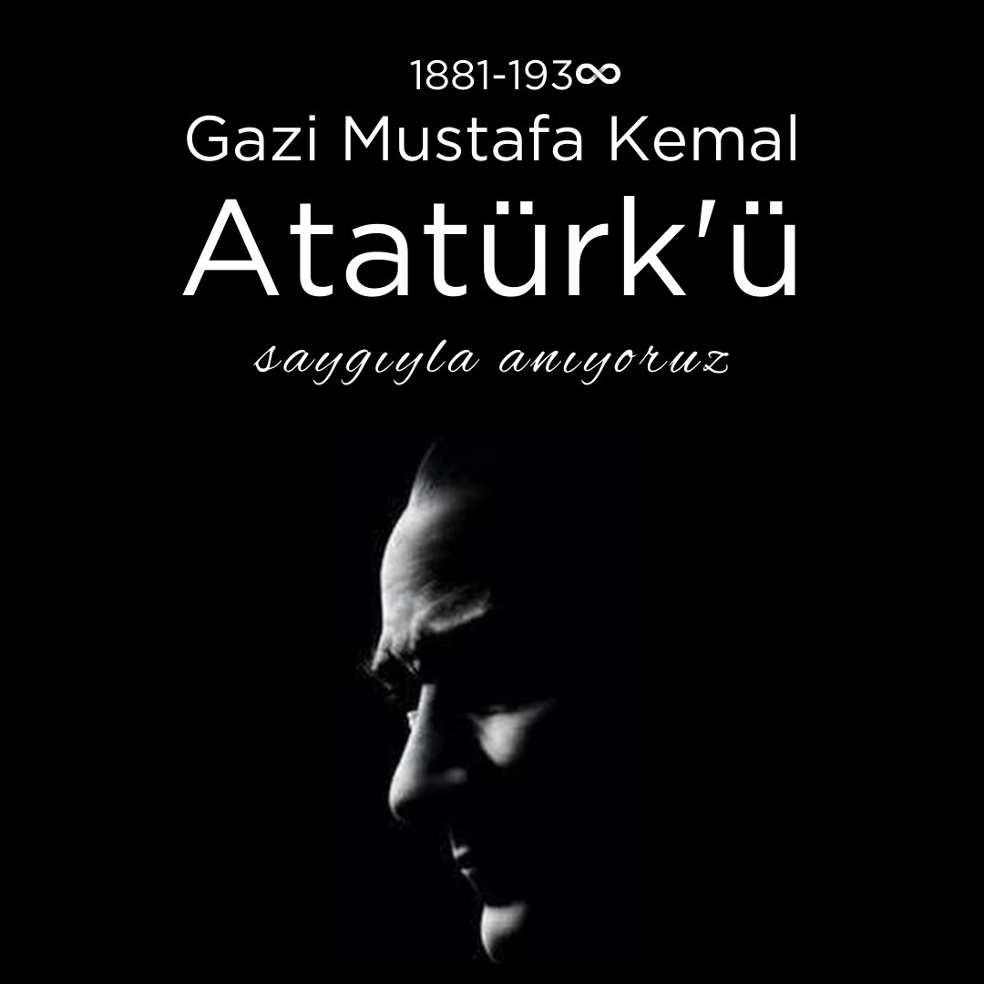 "Beni görmek demek mutlaka yüzümü görmek demek değildir. Benim fikirlerimi, benim duygularımı anlıyorsanız ve hissediyorsanız bu yeterlidir."

Cumhuriyetimizin kurucusu Gazi Mustafa Kemal Atatürk'ü vefatının 85. yıldönümünde minnet ve rahmetle anıyoruz.

#10Kasım
