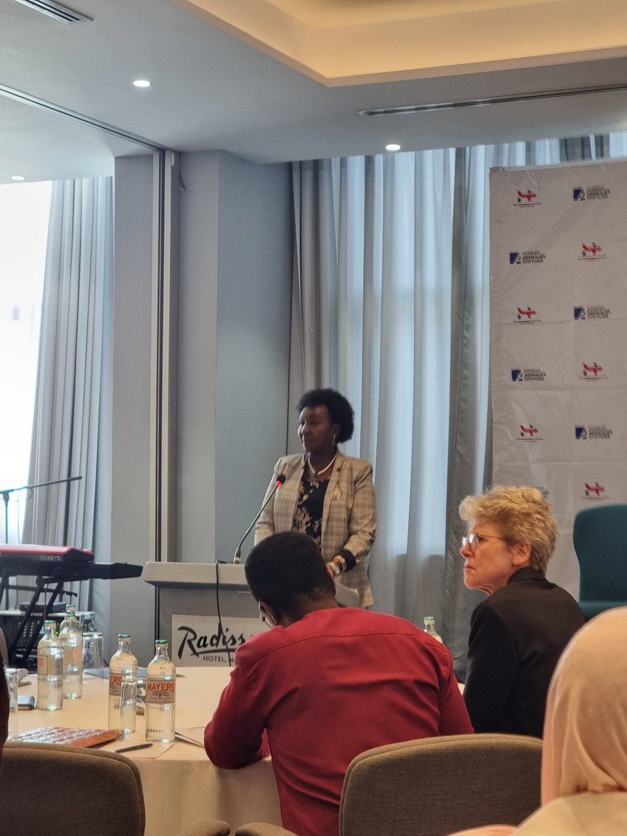 Day 2: Hon. <a href="/GladysShollei/">Gladys Boss Shollei MGH MP Deputy Speaker.</a> giving a keynote speech kicking off the day with our first panel discussion on Education, Labour &amp; Social Security