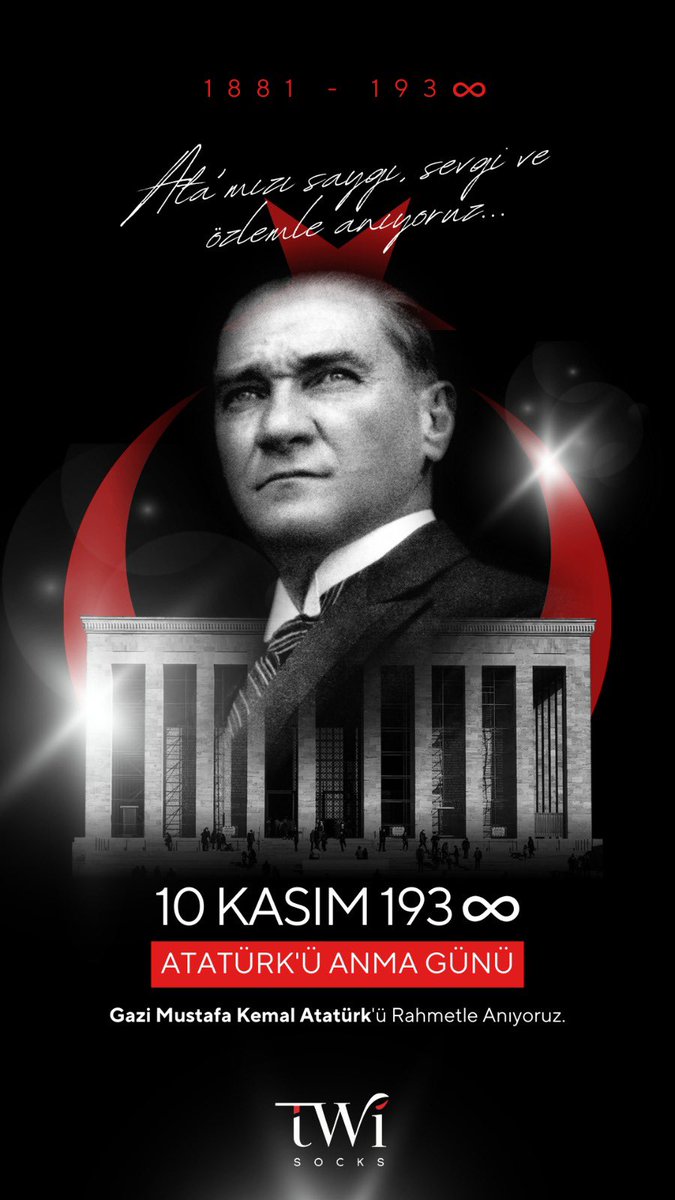 Gazi Mustafa Kemal Atatürk’ü Rahmetle Anıyoruz. #10Kasim  #Atatürk