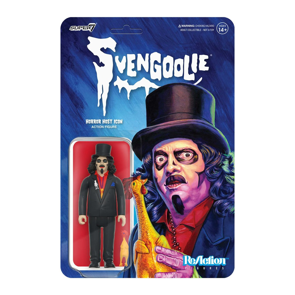 Terror_By_Night's tweet photo. Super7 Svengoolie action figure
Art by Ed Repka
.
#TerrorByNight #Svengoolie #MeTV #EdRepka #ClassicHorror #VintageHorror #MonsterKid #HorrorHost #Super7 #actionfigures #toys
. https://t.co/zFC5RqyqlZ
