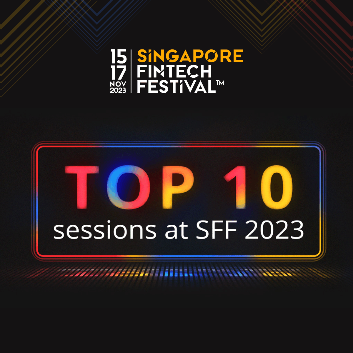 Guide to the Top 10 sessions #SFF2023 not to be missed! 

Open this thread to learn more about the rest of the Top 10 sessions this year! 

#SFF2023 #FinTech #Stablecoins #TokenisedDeposits #Blockchain #DigitalAssets #DigitalMoney #AI