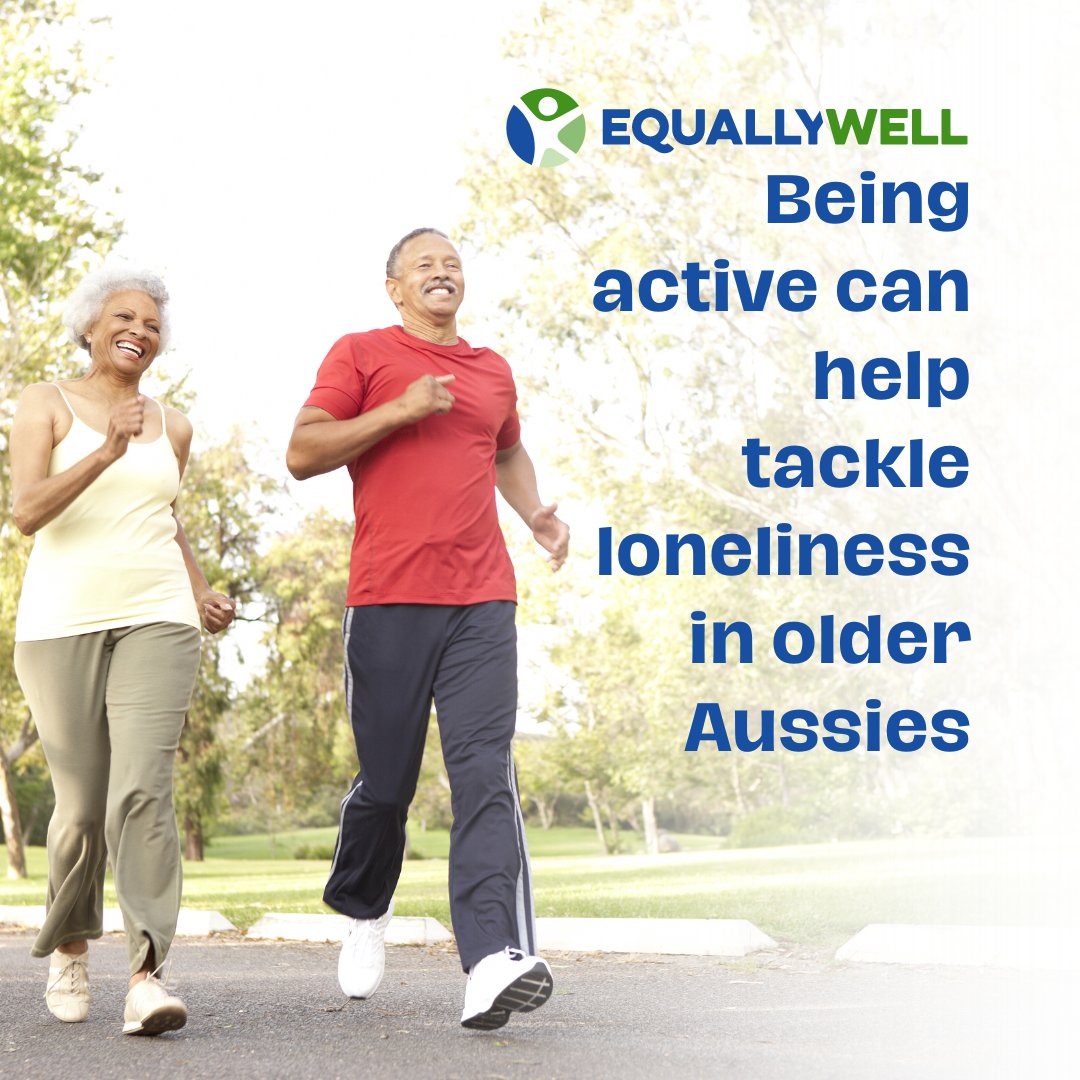 In Australia, 1 in 2 adults report feeling lonely at least once a week, with older Aussies most prone. Research is showing the power of physical activity as a means to reduce individual and community isolation. You can find more info and resources here: equallywell.org.au/resources/