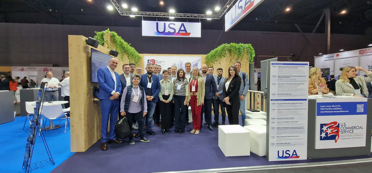 On November 7-9, 2023, an ICI Bucharest delegation joined the Commercial Service of the US Embassy in Bucharest and the Romanian Smart City Association to participate in the @smartcityexpo (#SCEWC23 ).

More details here: ici.ro/en/events/ici-…

#SmartCity #SCEWC #Mobility