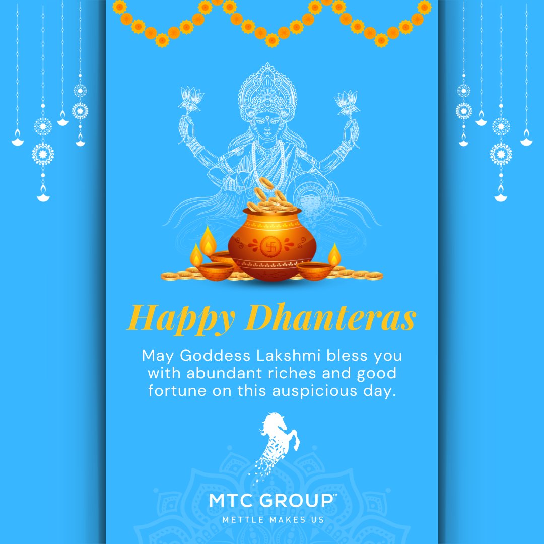 May Dhanteras be a time for new beginnings and the fulfilment of dreams for you and your family. Happy Dhanteras! #MTCGroup #HappyDhanteras #Wealth #ScrapMetal #ScrapMetalRecycling #FerrousScrapRecycling #SteelManufacturing