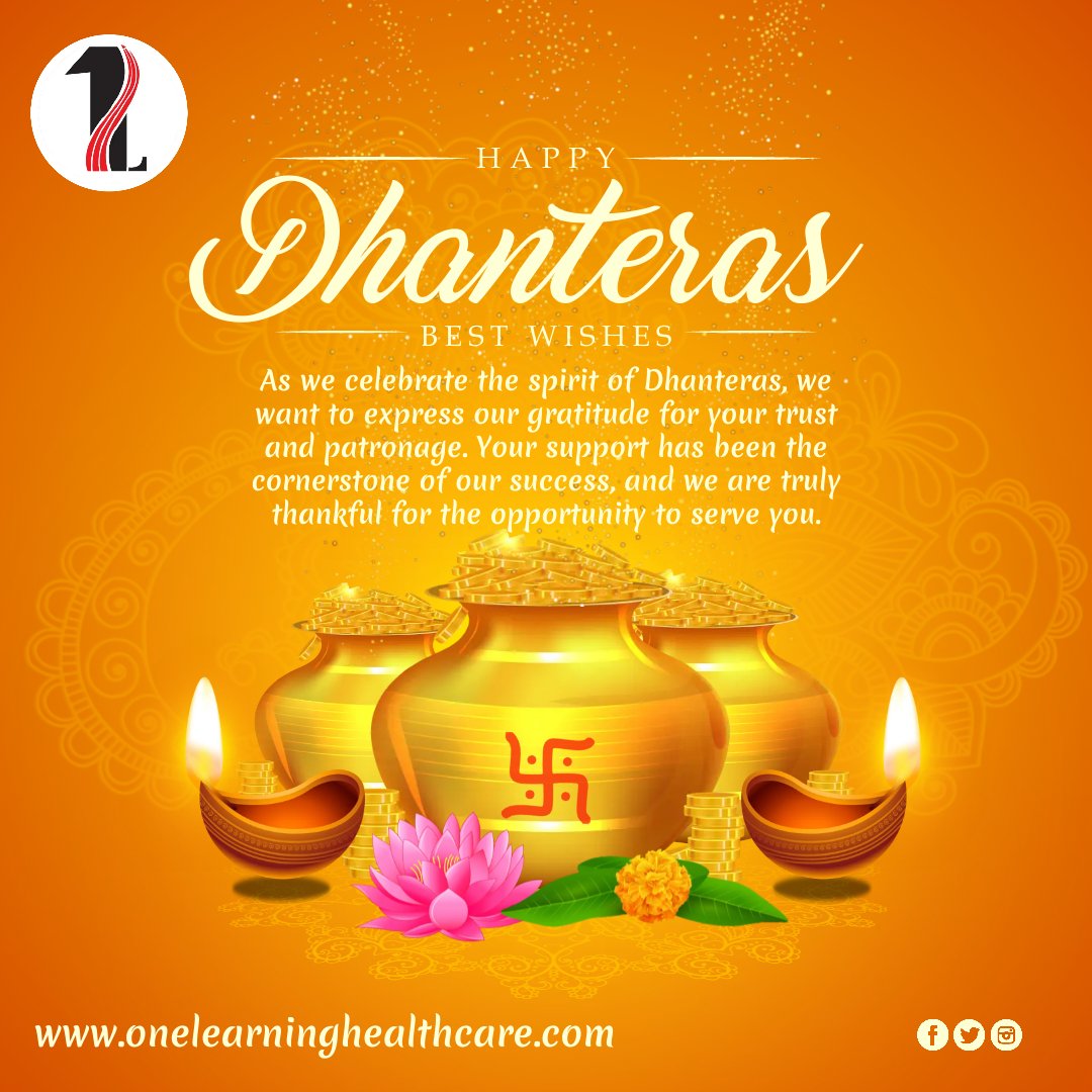 OEdusphere's tweet photo. As we celebrate the spirit of Dhanteras, we want to express our gratitude for your trust and patronage. Your support has been the cornerstone of our success, and we are truly thankful for the opportunity to serve you.
#धनतेरस https://t.co/FPouOciQj3