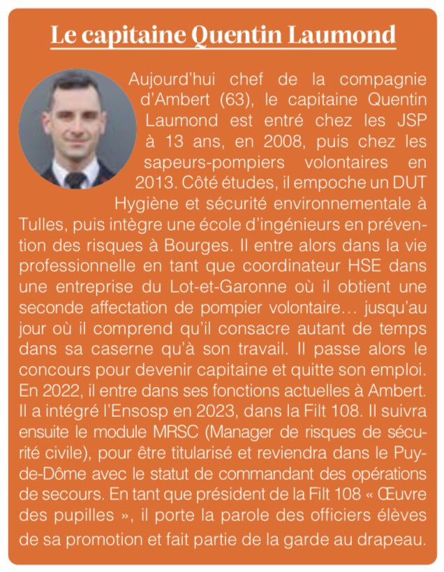udsp63's tweet photo. #RevueODP 
Découvrez à travers la lecture des pages de la petite revue de l’@OdpPompiers, un article témoignant de l’action lors du passage du @LeTour dans le @Departement63, et le portrait d’un officier du @sdis63, président de la FILT 108 baptisée « ODP » à l’@ENSOSP . https://t.co/gTb9GuQjkb