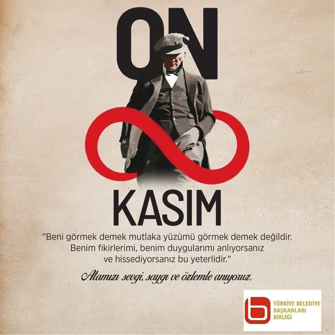 ▪️ SAYGIYLA ve ÖZLEMLE.. ▪️ 

10 Kasım 1938'de vefat eden ebedî Başkumandan, Cumhuriyetimizin kurucusu Gâzi Mustafa Kemal Atatürk'ü saygıyla anıyoruz.. 🇹🇷