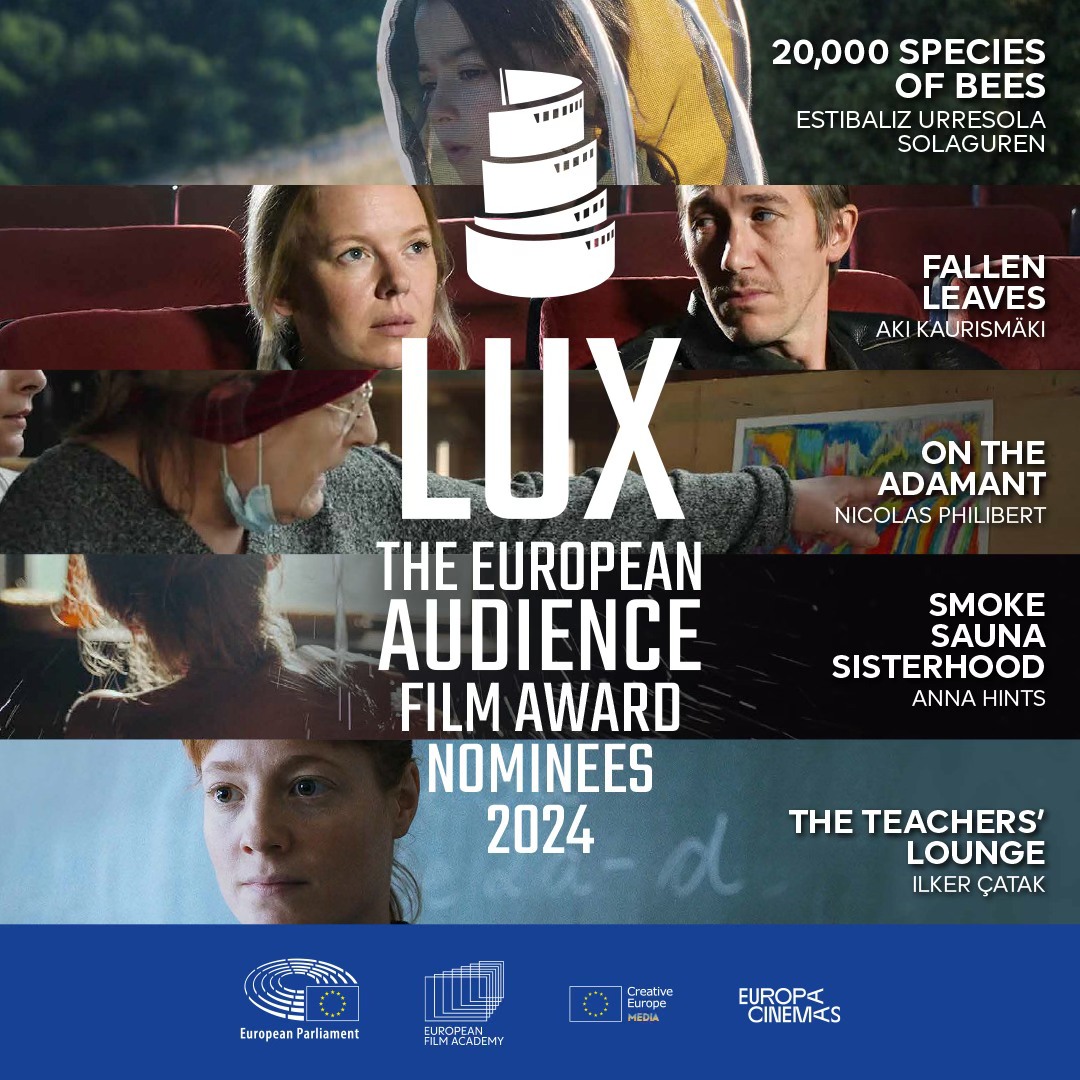 Introducing the nominated films for the LUX Awards 2024!The films will be screened (with Greek subtitles) at Pantheon Theatre in Nicosia on November 13-17. Admission to the screenings is free.
1/1

#europeanfilms #LUXAudienceAward #europeancinema #luxaward2024 #cyprus #cinema