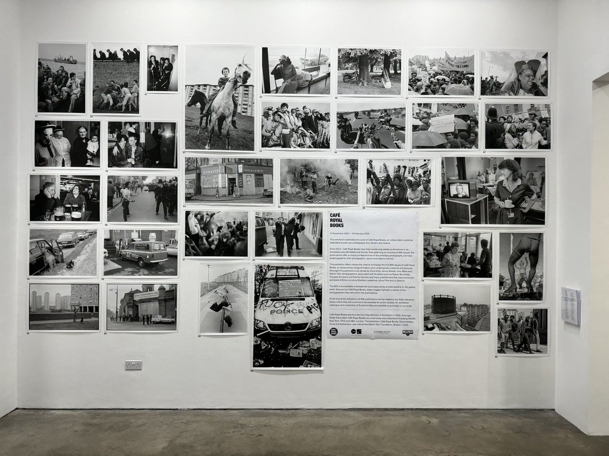 It was great to meet so many people at @StillsEdinburgh last night. Thank you for coming and thanks to the Stills for everything — looks amazing. Show's on till Feb 10th