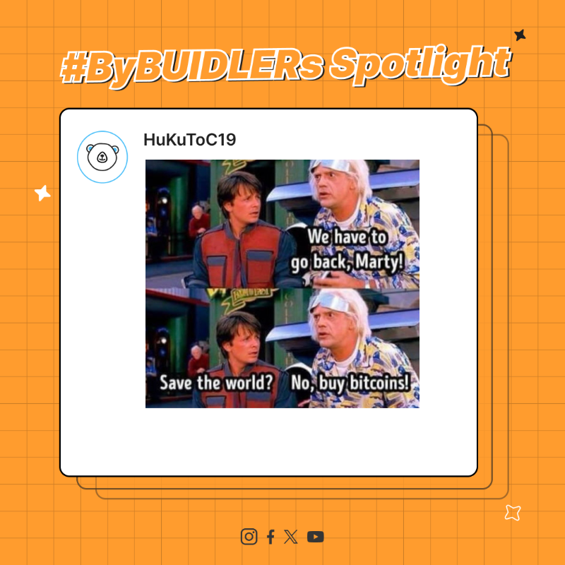 Bybit_Official's tweet photo. It's Meme-central here at Bybit with these submissions from our lively #ByBUIDLERS community 🤝

🔍 We’re still on the hunt for more ByBUIDLERS — Bybit lovers &amp; volunteers who lead by example, taking #TheCryptoArk to the next level!

😎 Become a ByBUIDLER 👇
