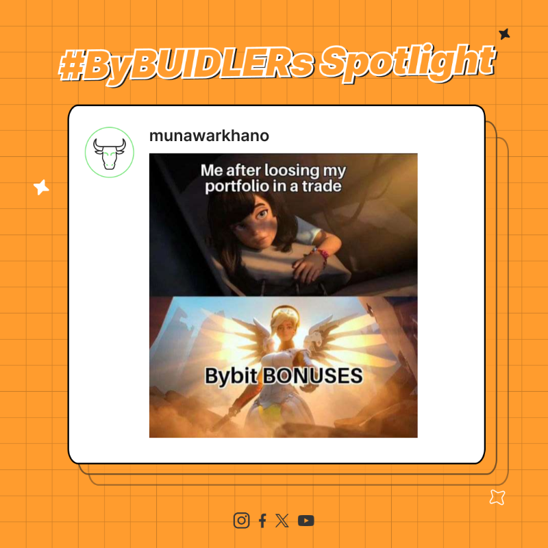 Bybit_Official's tweet photo. It's Meme-central here at Bybit with these submissions from our lively #ByBUIDLERS community 🤝

🔍 We’re still on the hunt for more ByBUIDLERS — Bybit lovers &amp; volunteers who lead by example, taking #TheCryptoArk to the next level!

😎 Become a ByBUIDLER 👇