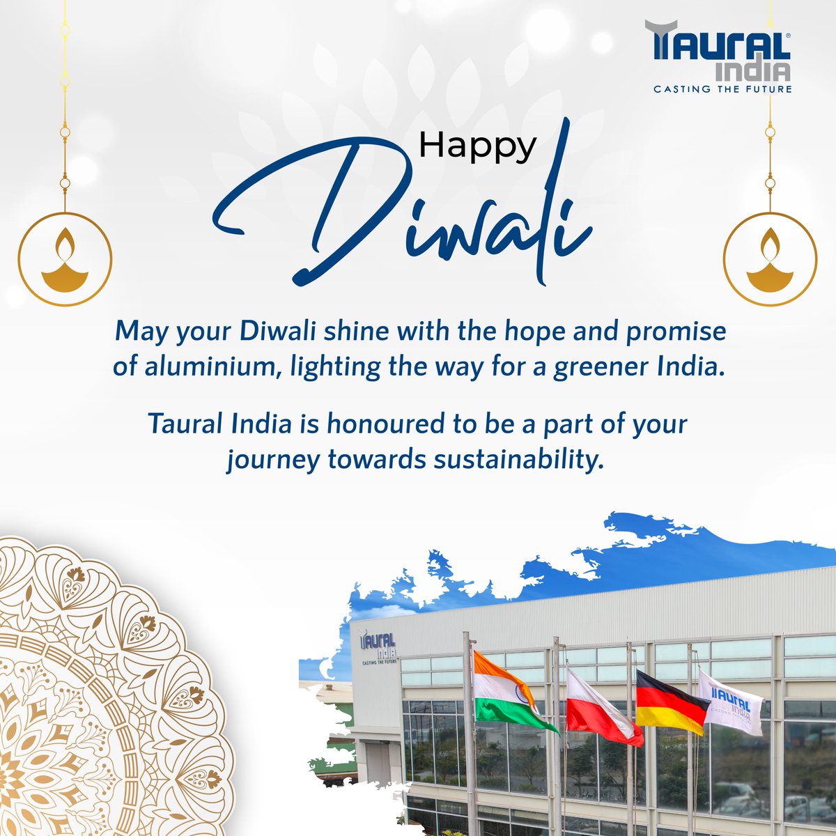 TauralIndia's tweet photo. Join Taural India in celebrating Diwali and embrace the festive spirit with a sustainability-focused approach.
#TauralIndia #CastingTheFuture #HappyDiwali https://t.co/76nFsjjuCQ