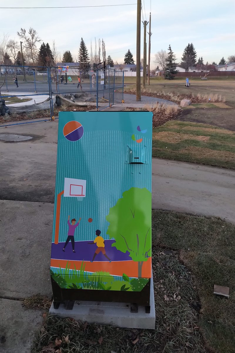 Grateful that these amazing garbage bins #ForestLawn have been installed today at our new  <a href="/myforestlawn/">Forest Lawn Community Association</a> Community Park

It is humbling to see this community, youth led coming to reality &amp; cant wait for the official opening in Spring 2024

#community #yycyouth #EastCalgary