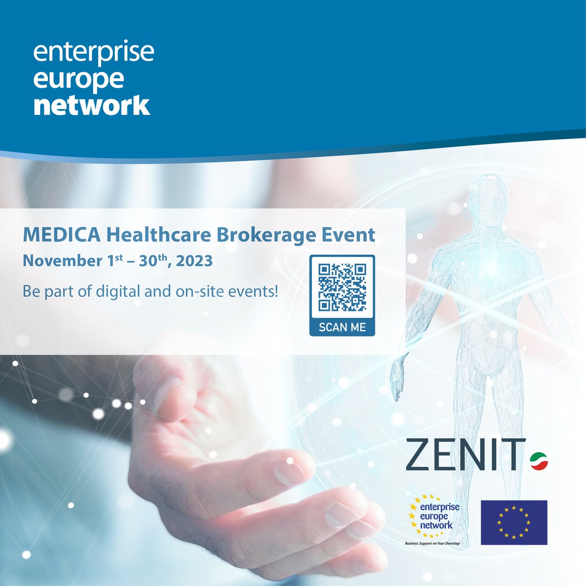 Register today for the MEDICA Healthcare Brokerage Event! This event will focus on medical technology, laboratory equipment &amp; pharmaceuticals. Click the link below to register today!

bit.ly/3QugqA4

#medical #medtech