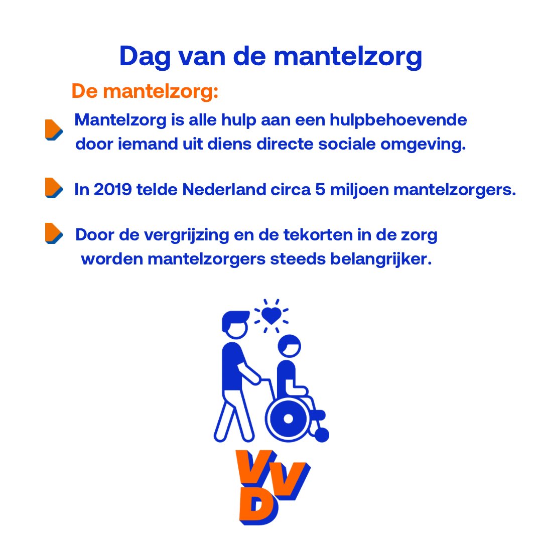 Vandaag, 10 november, is het de dag van de mantelzorg. Wij willen onze dank en waardering uitspreken voor alle mantelzorgers in Nederland. Zij zijn van essentieel belang voor onze samenleving!

#VVDBrabant