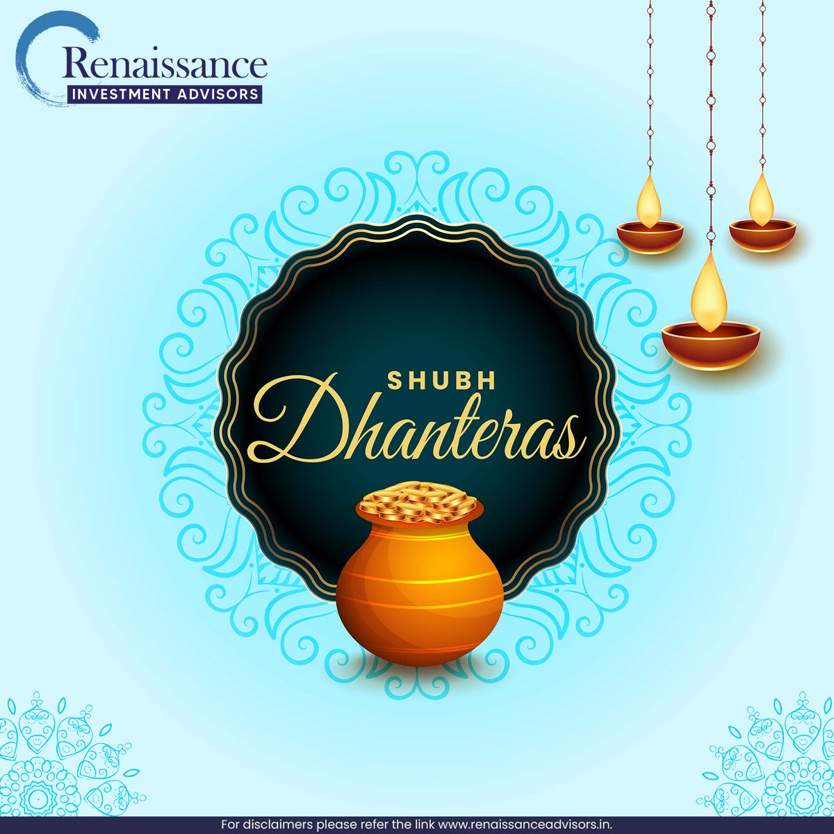 renaissance_adv's tweet photo. Wishing you a Dhanteras filled with joy, fortune, and the glow of auspicious beginnings! https://t.co/zNUc01pbek