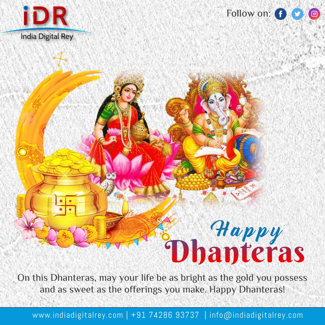 IndiaDigitalRay's tweet image. 🪙 On this Dhanteras, may your life be as bright as the gold you possess and as sweet as the offerings you make. Happy Dhanteras! 💖🌙 #GoldenWishes #HappyDhanteras #FestivalOfAbundance  #indiadigitalrey