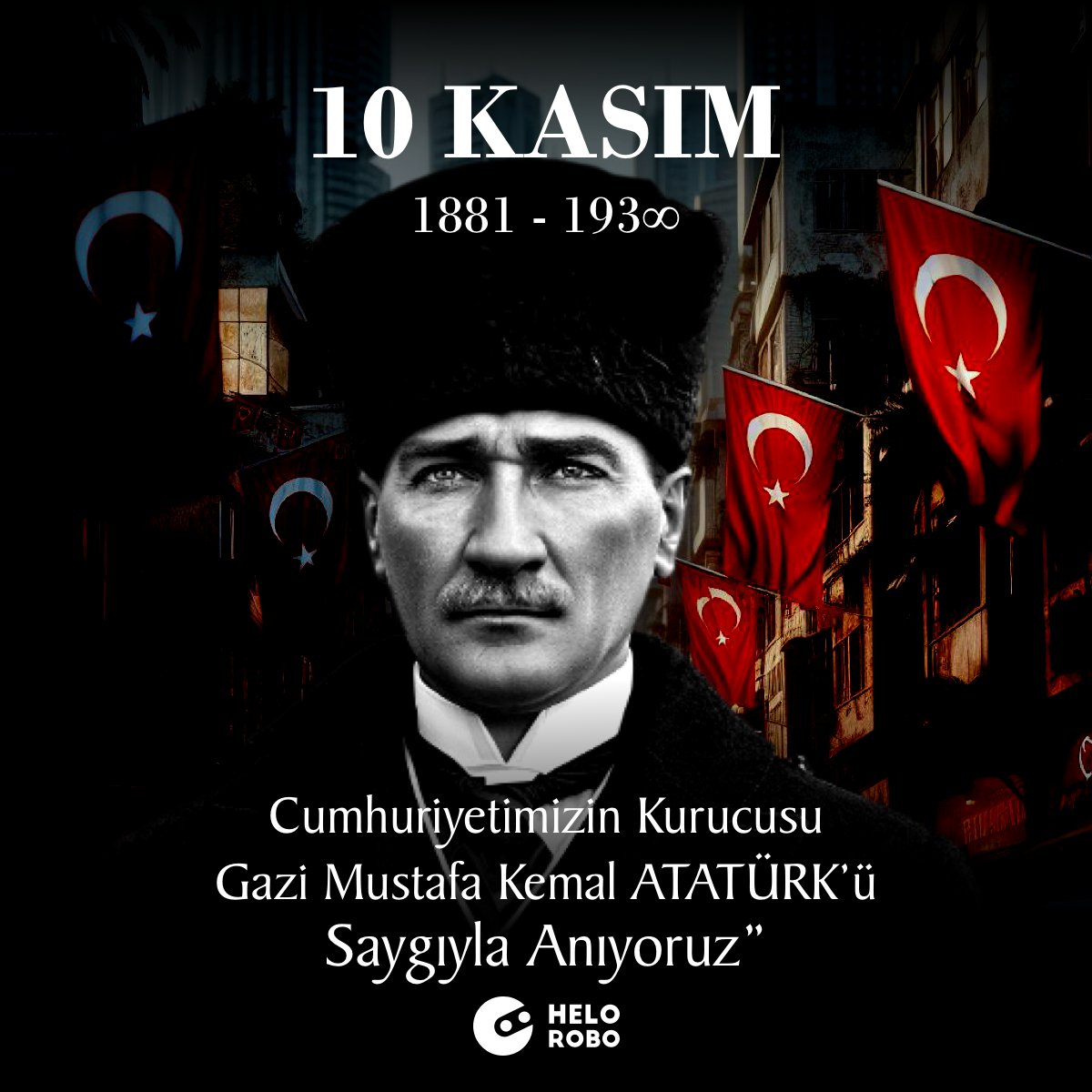 Merak etme "Açtığın yolda, gösterdiğin hedefe durmadan" yürüyoruz Ata'm.

Saygı ve özlemle...

#10Kasım