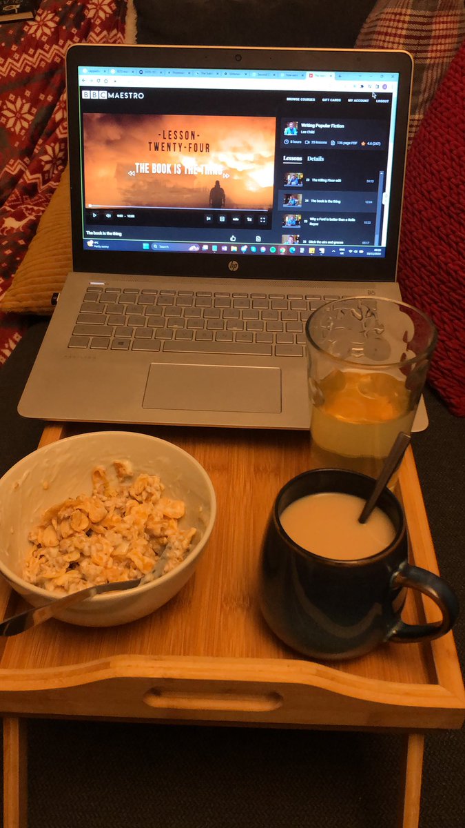 The only positive thing about being sick is taking a day off and dedicating it to writing.

#bbcmaestro #writingmasterclass #WritingCommunity #sickday #FridayFeeling