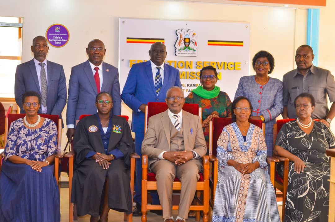 Rev. Prof. Dr. Samuel Abimerech has been sworn in as Chairperson, @Esc_uganda for his second term in office with fightingcorruption on top of his agenda. This was at the Education Service Commission and was presided over by her worship Her worship Agnes Alum