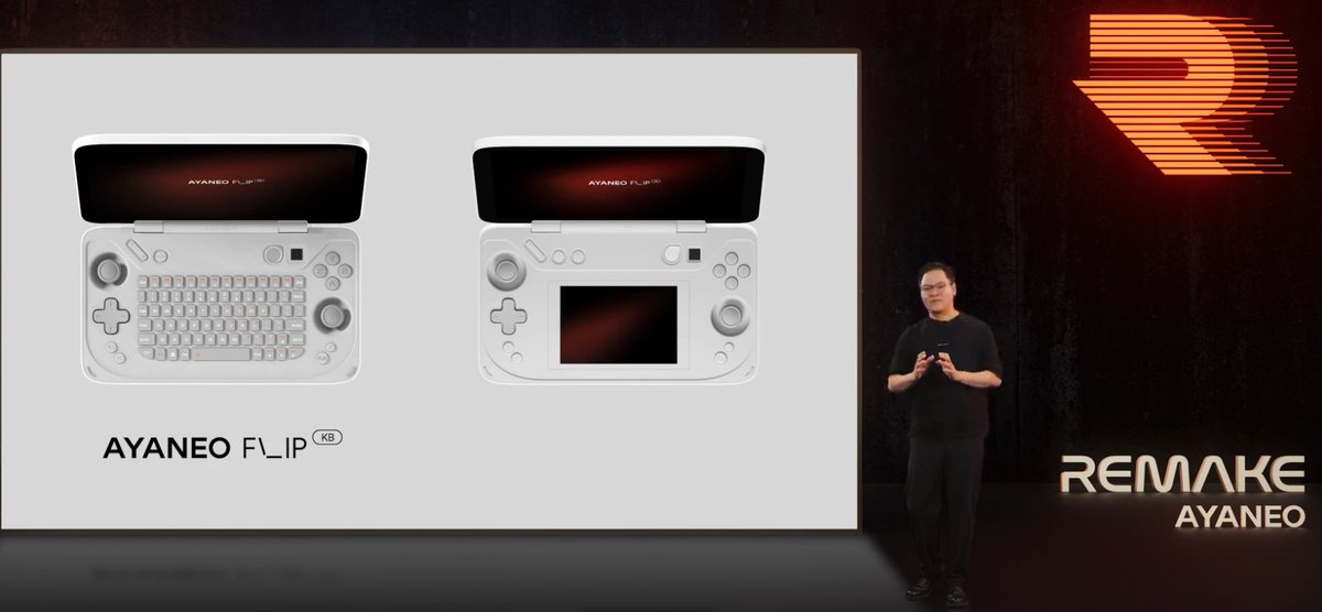 etlandxoxo's tweet image. Confirmed!! AYANEO is releasing a dual-screen Windows handheld!!! This is so damn cool!! Thank you!! Definitely something we wanted for long!!!  #AYANEO #windowshandheld #handheld #retrogaming #AYANEOremake #retro #gaming #gamingpc #gamingconsole