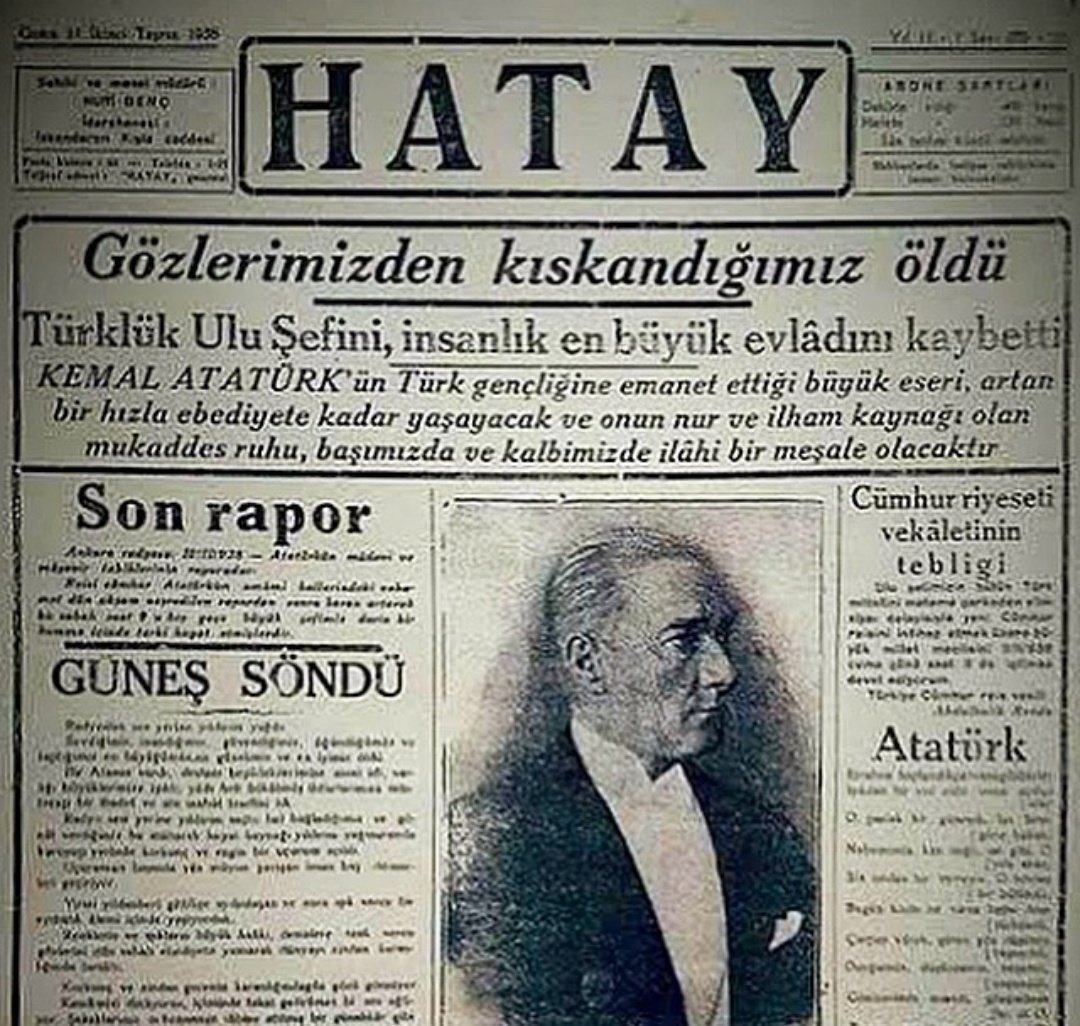Kabaagacilkokul's tweet photo. #10Kasim 1938, Saat 09.05 

"O gün bütün Türkiye, her 10 Kasım’da yağmur yağmadan ıslandı. "

“Açtığın yolda, gösterdiğin hedefe durmadan yürüyeceğimize ant içeriz.”

Sevgi, Saygı, Özlem ve Minnetle…. https://t.co/EzRojfkYgS