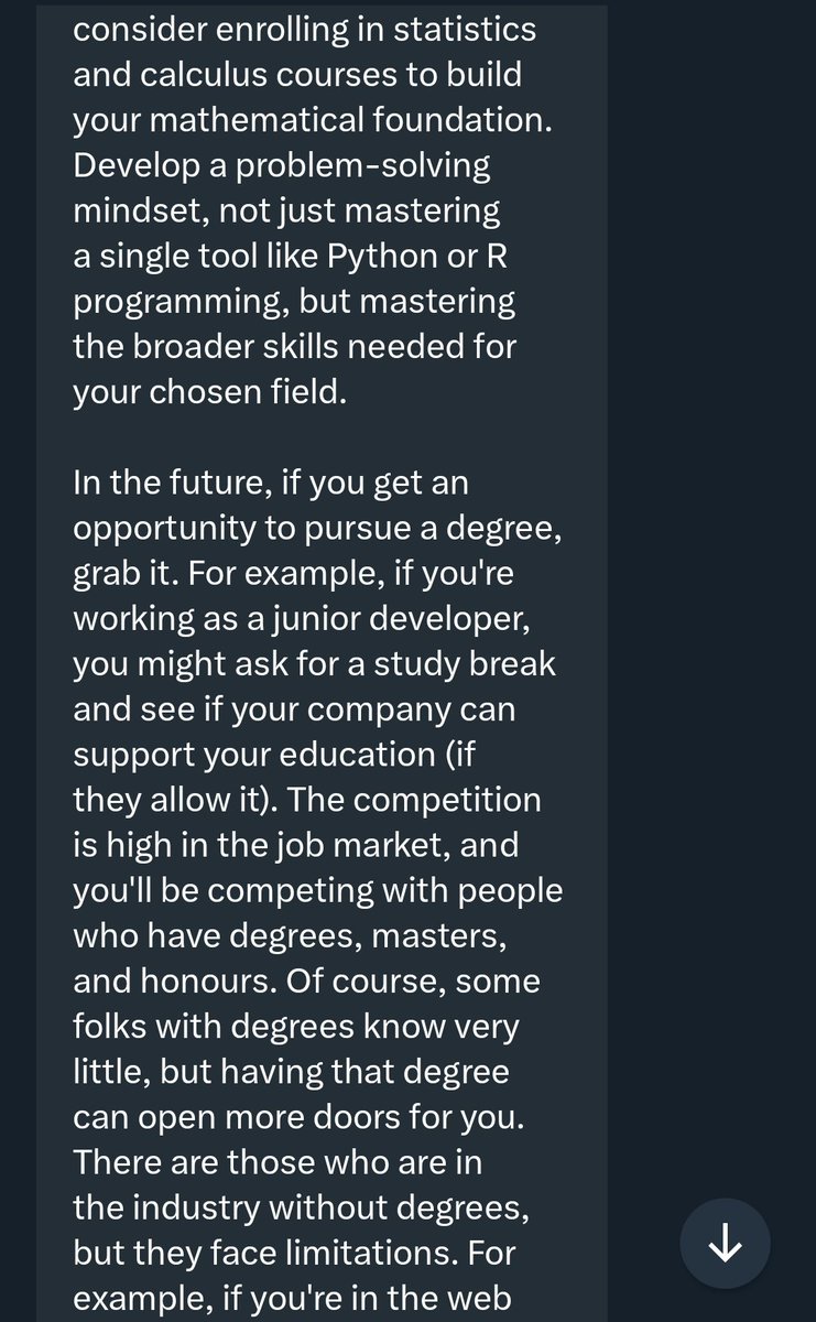 lindz_malindz's tweet image. Advice from an IT professional.
Aspiring Data Analyst/ scientists, Cybersecurity analyst or anyone who wants to be in IT, please read
#ConfessionsWithLinda
