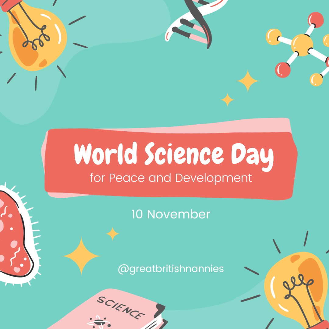 Happy World Science Day for Peace & Development! #childcare #children #kids #educations #earlylearning #childcareprovider #nanny #governness #earlychildhoodeducation #learningthroughplay #learning #parents #toddlers #toddler #childdevelopment #qualitychildcare #toddlerlife #nanny