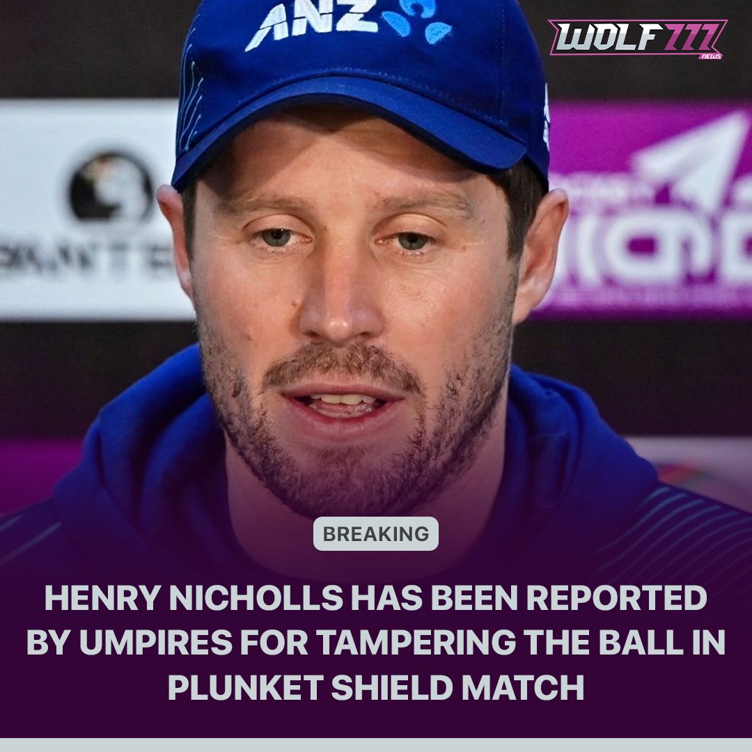 Henry Nicholls was seen rubbing the ball on the helmet during a domestic first-class match between Canterbury and Auckland.

#HenryNicholls #Cricket #DomesticCricket #Helmet #PlunketShield #Wolf777News #BallTampering