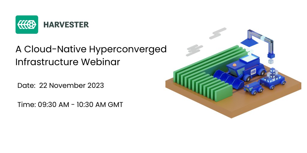 Join our experts for an hour-long webinar focused on #Harvester, the next generation of #opensource hyperconverged infrastructure solutions designed for modern #cloudnative environments. 
👉 Register today here: okt.to/UFwv30