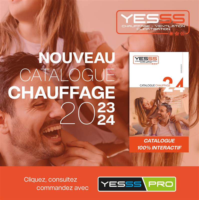 YESSSelectrique's tweet image. ✨Lancement de notre nouveau catalogue chauffage 2023-2024 !

Pompes à chaleur, chauffe-eaux, gestion d'énergie : découvrez notre catalogue 100% interactif ici : tinyurl.com/5648k29p
#chauffage #new #catalogue #yesss
