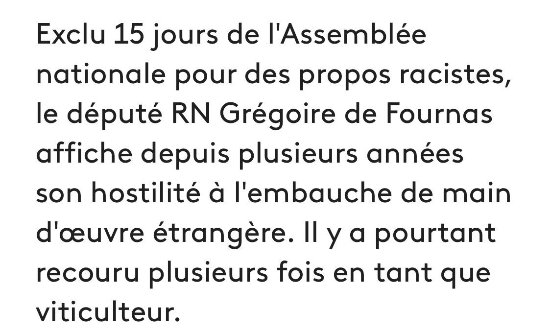 Grégoire de Fournas, l’homme qui déteste les immigrés sauf quand il peut les exploiter ! 

Une chose est certaine : M. de Fournas nous coûte très cher et ne sert à rien.