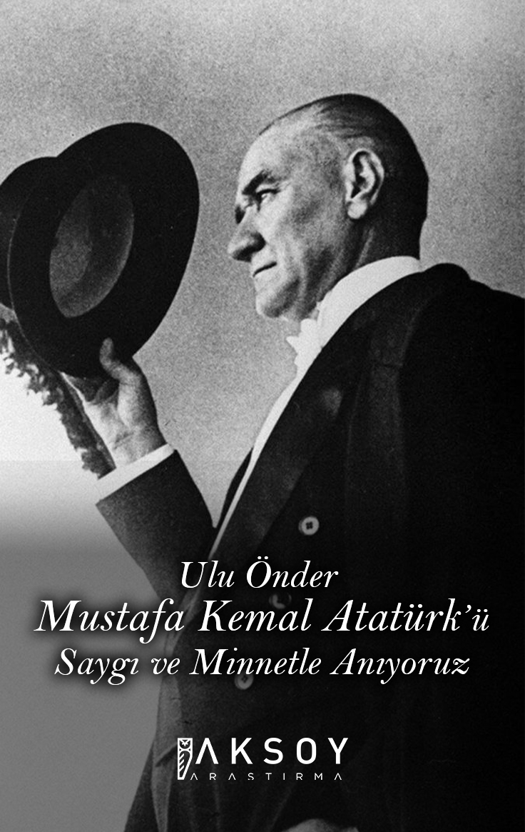 Ulu Önder Mustafa Kemal Atatürk’ü Saygı ve Minnetle Anıyoruz.