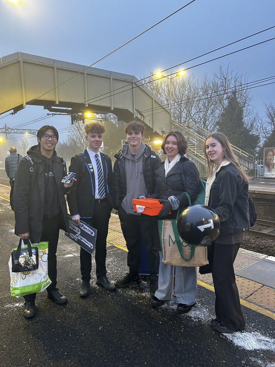 On our way to the Scottish F1 in Schools competition! 🏎️ @BishopbriggsAC @f1inschoolsUK