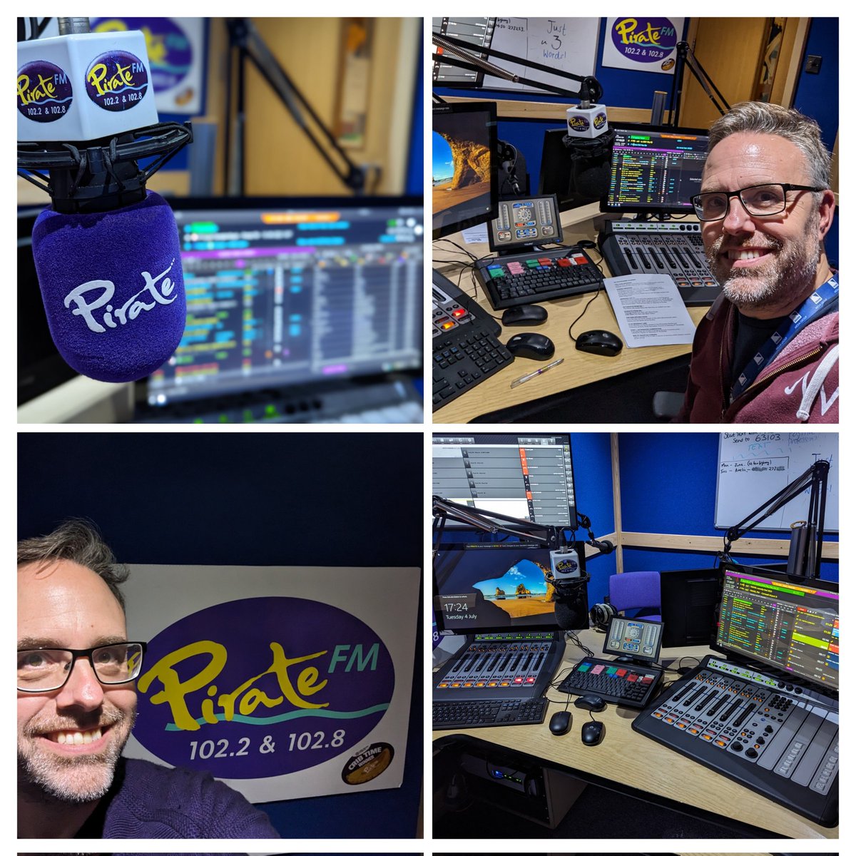Next week marks 25 years since I started at @wave105radio and I'm excited to share the news that I've been offered my first weekend on-air shifts at our sister station, @PirateFM. I'll be waking up #Cornwall from 6-8am on the early weekend breakfast on Saturday and Sunday. ⏰📻
